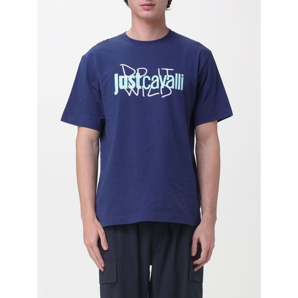Just Cavalli T-Shirt Men Blue